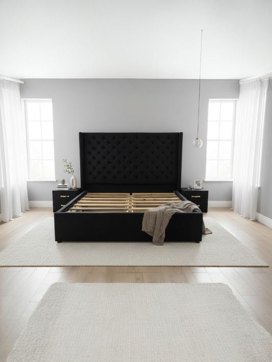 lit capitonné piqué