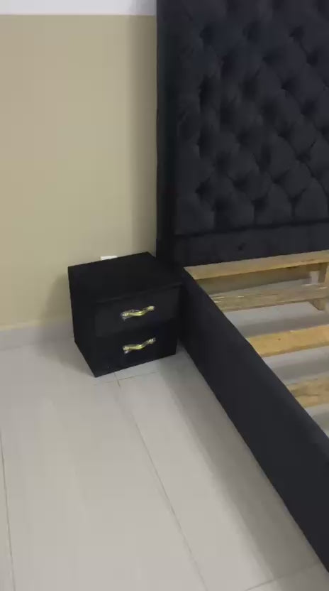 lit capitonné piqué